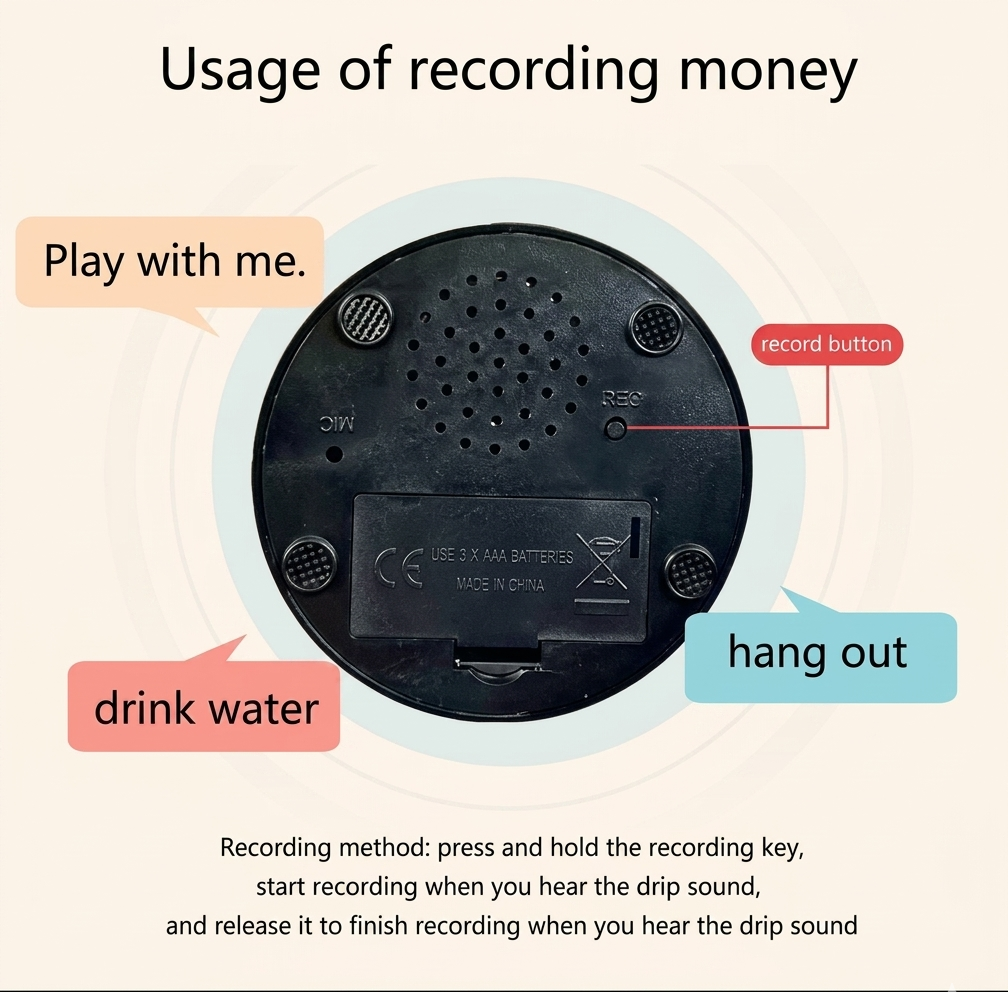 Recordable Pet Talking Buttons for Dogs & Cats (4pc)